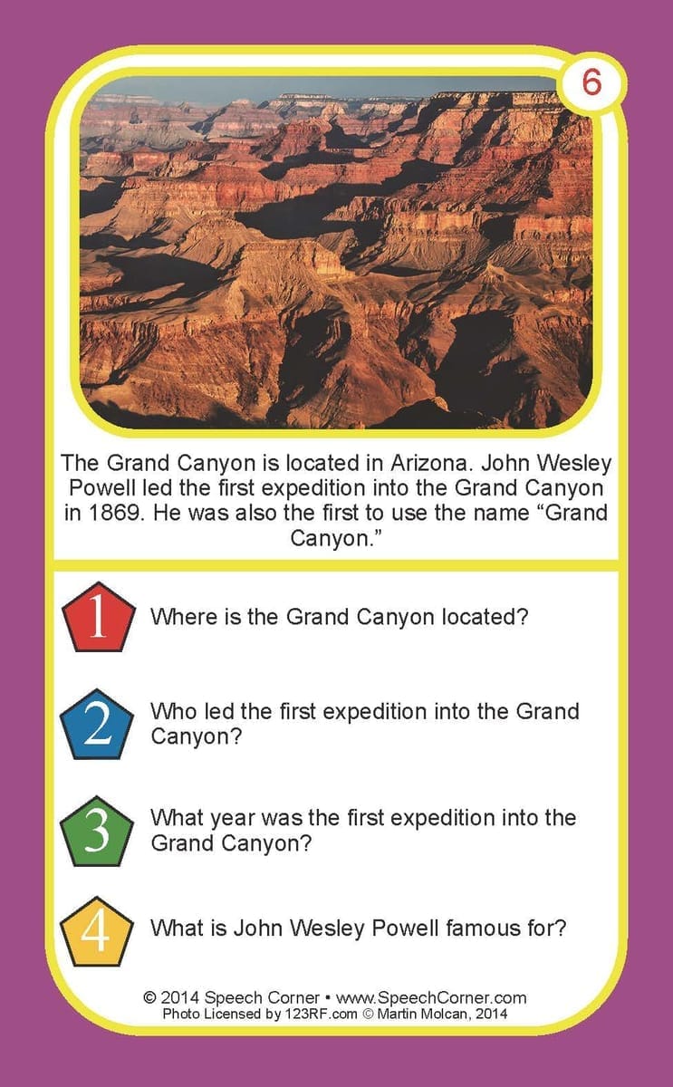 Auditory Comprehension Non-Fiction Double Dice Add-On Deck **Damaged/Dented Product – Web Only** - Image 8