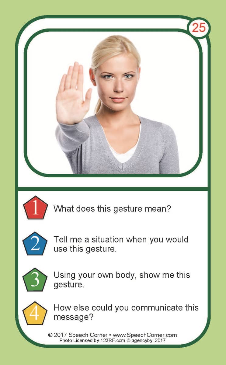 Body Language & Gestures Double Dice Add-On Deck - Image 7