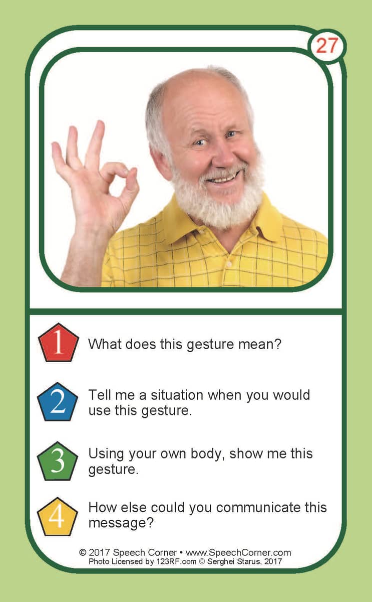 Body Language & Gestures Double Dice Add-On Deck - Image 8