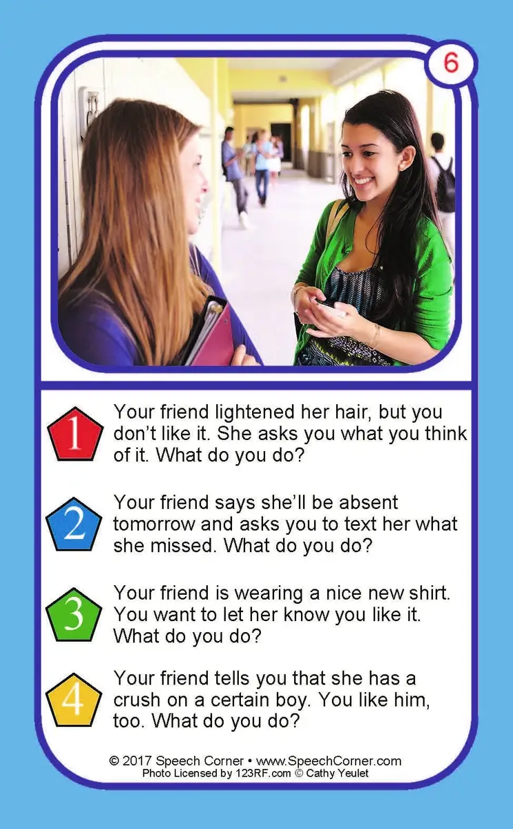 Social Situations For Teens Double Dice Add-On Deck - Image 4