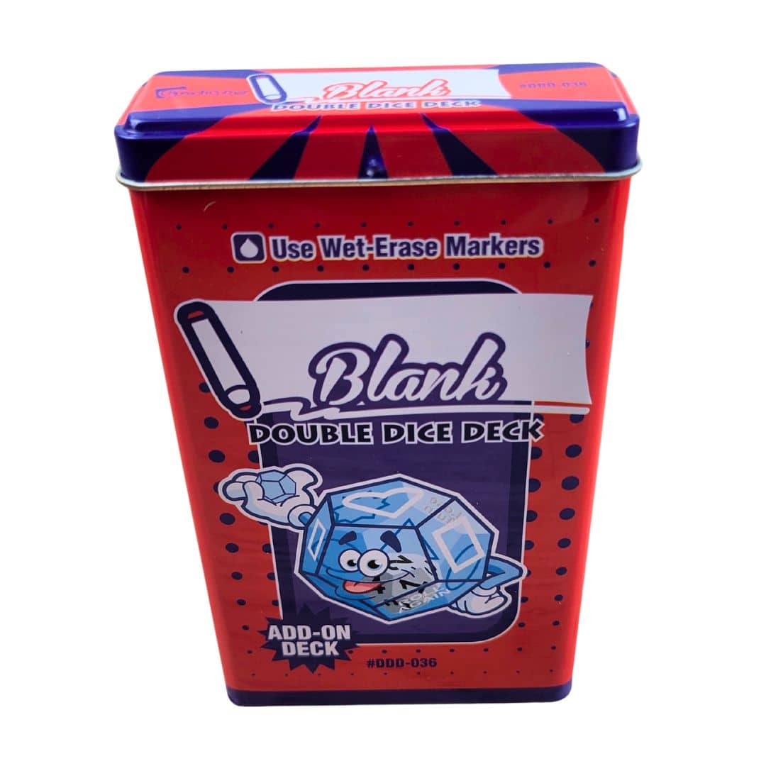 Blank Double Dice Add-On Deck
