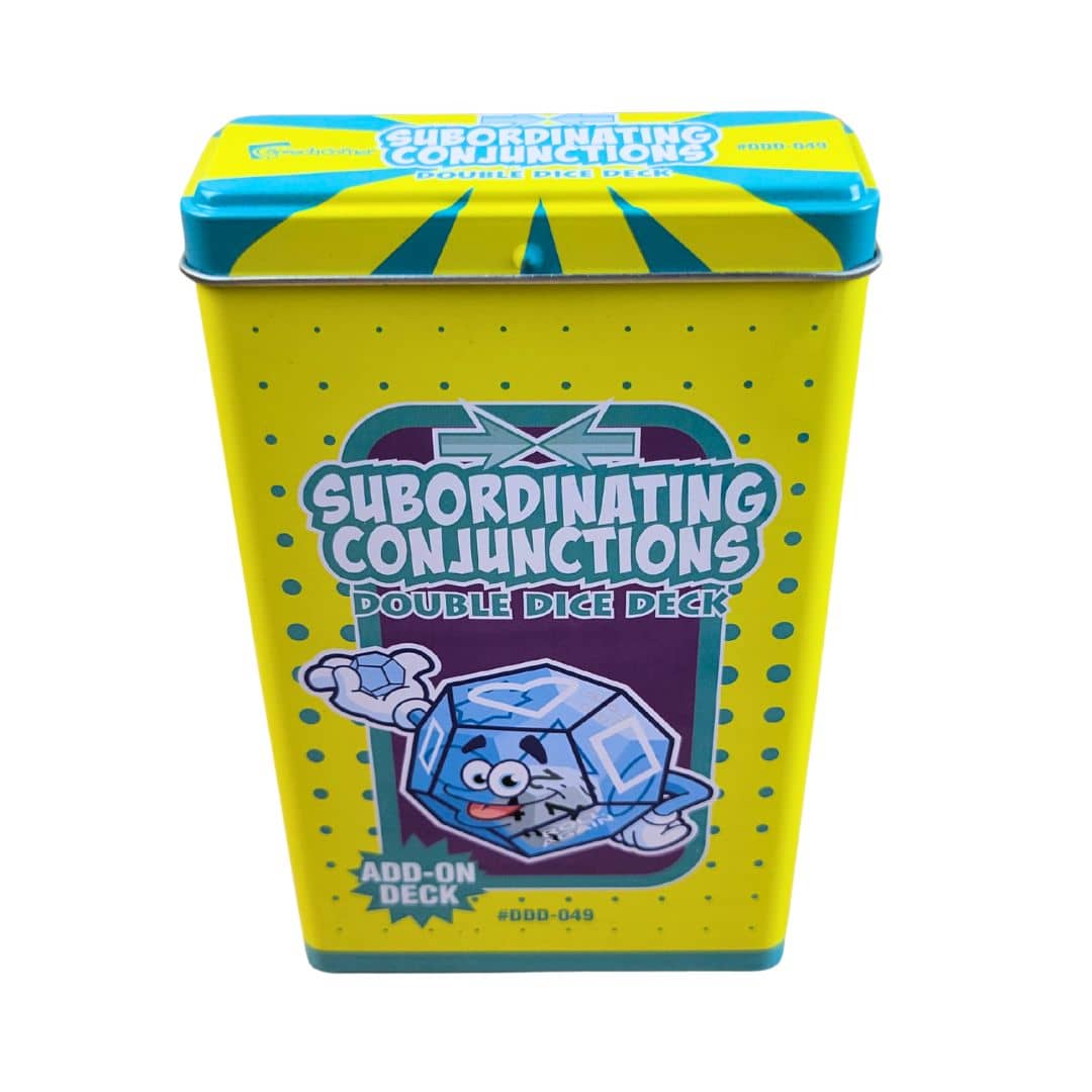 Subordinating Conjunctions Double Dice Add-On Deck