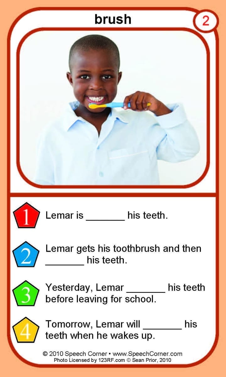 Regular Verbs Double Dice Add-On Deck - Image 6