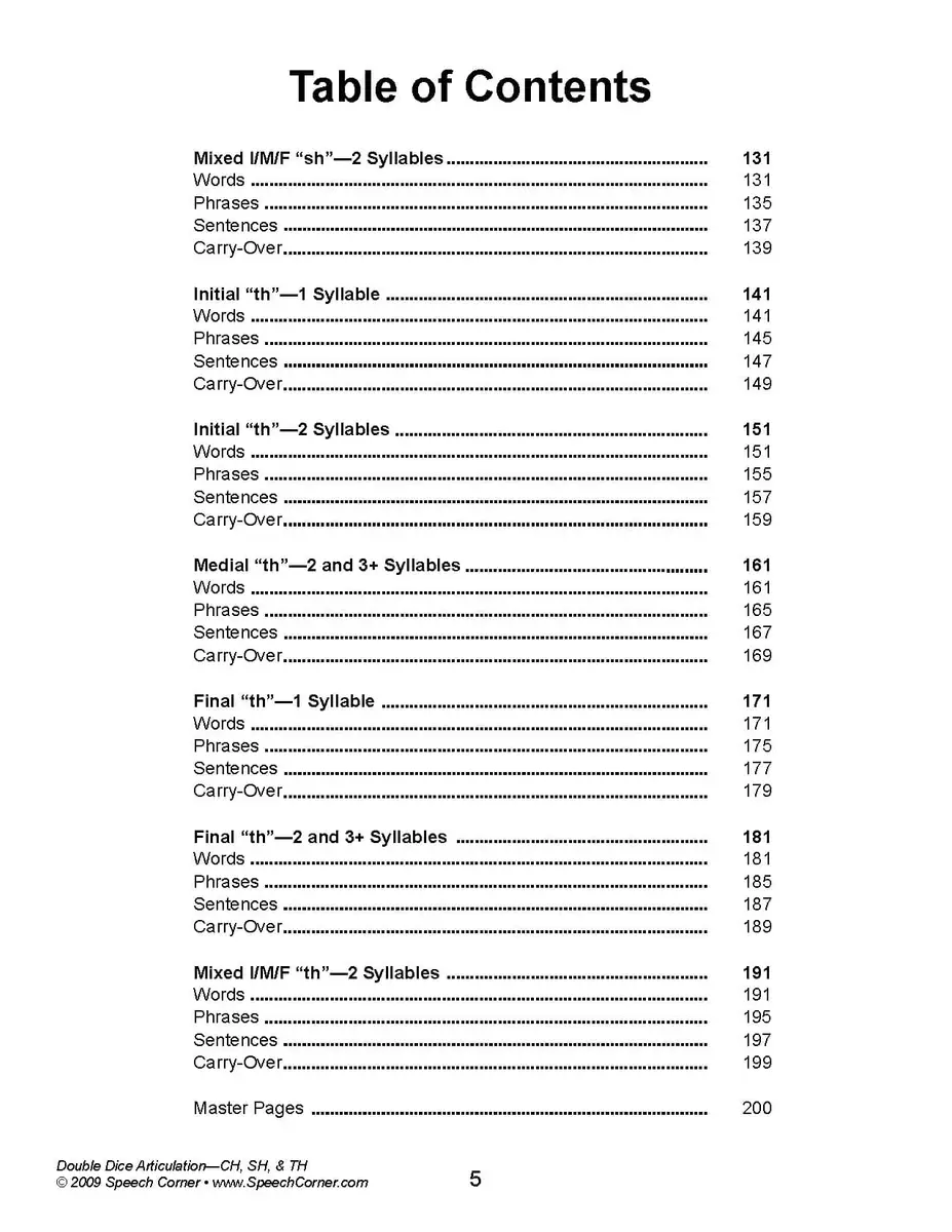 Double Dice Articulation CH, SH, & TH - Image 4
