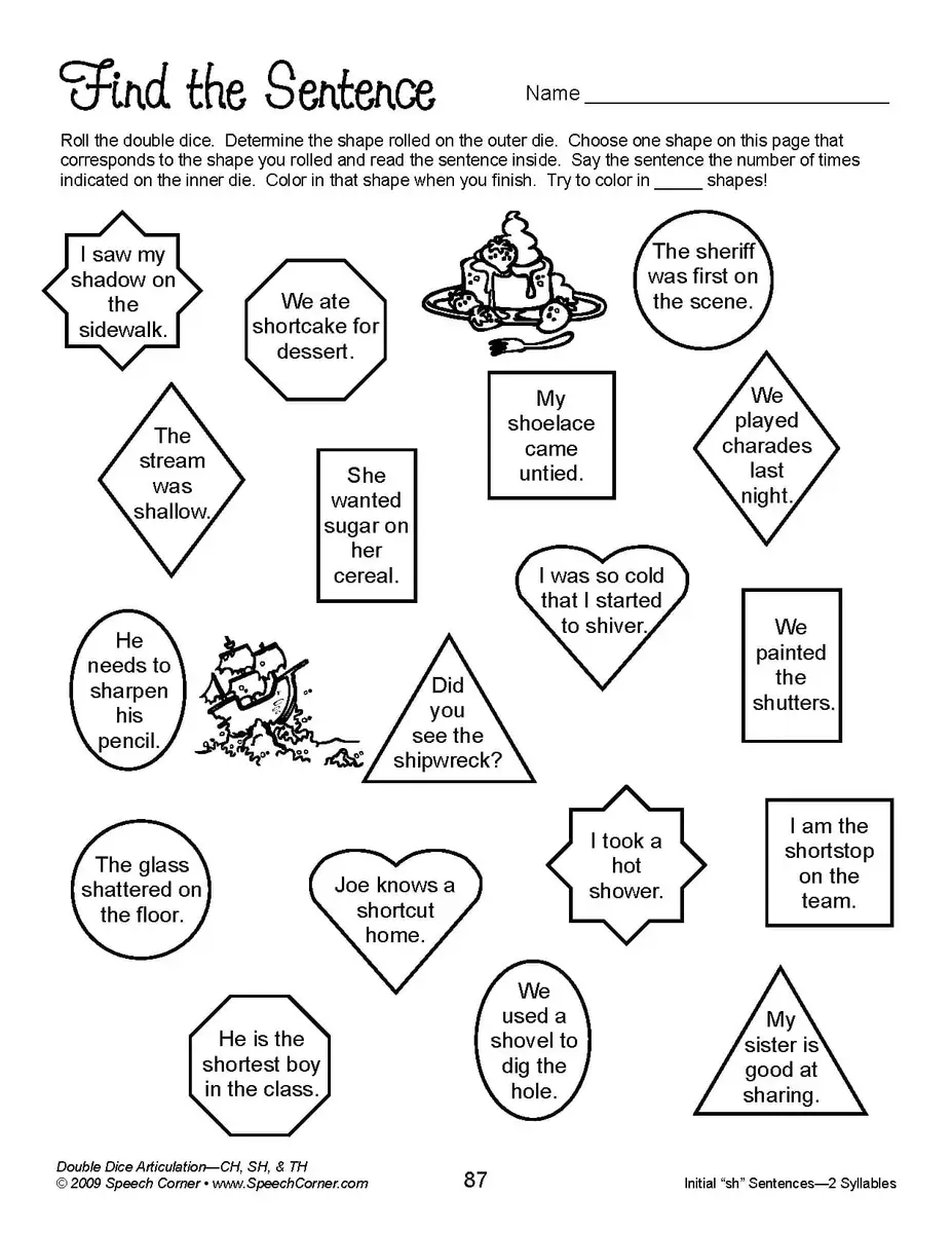 Double Dice Articulation CH, SH, & TH - Image 6