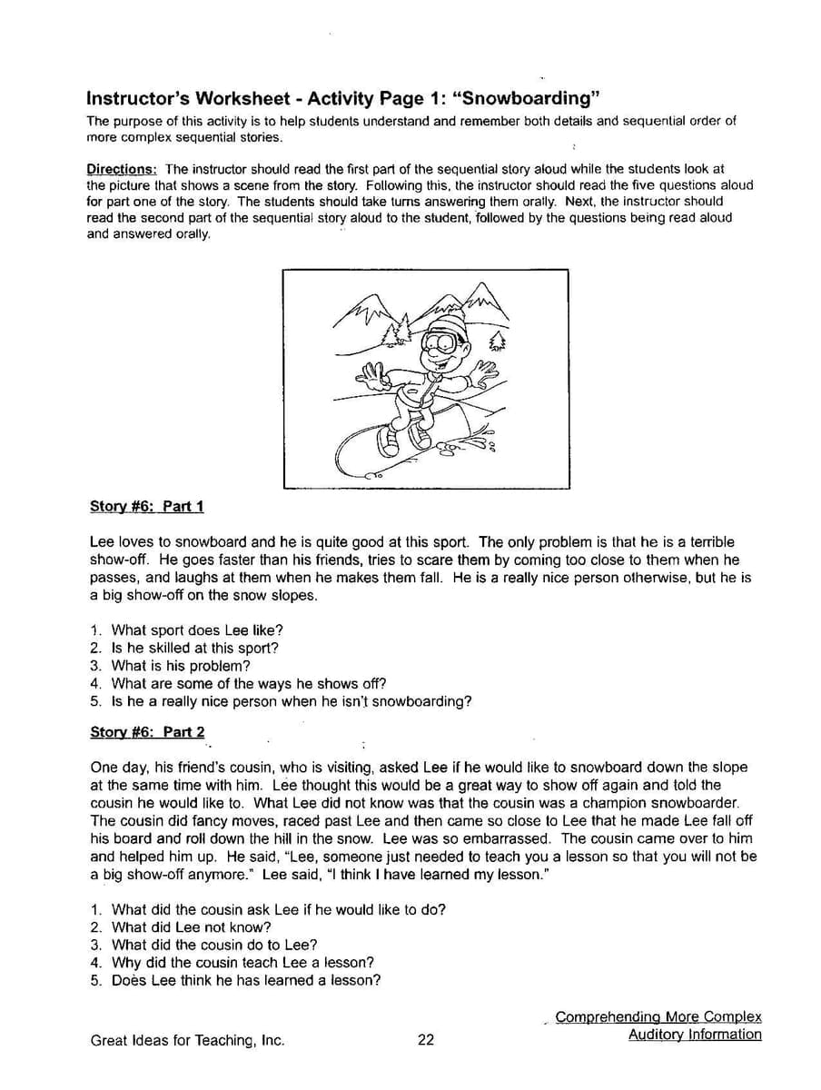 Comprehending More Complex Auditory Information - Image 4