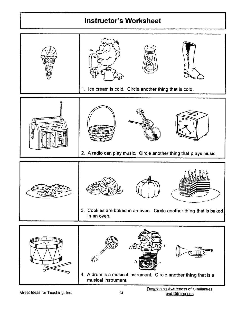 Developing Awareness of Similarities & Differences - Image 3