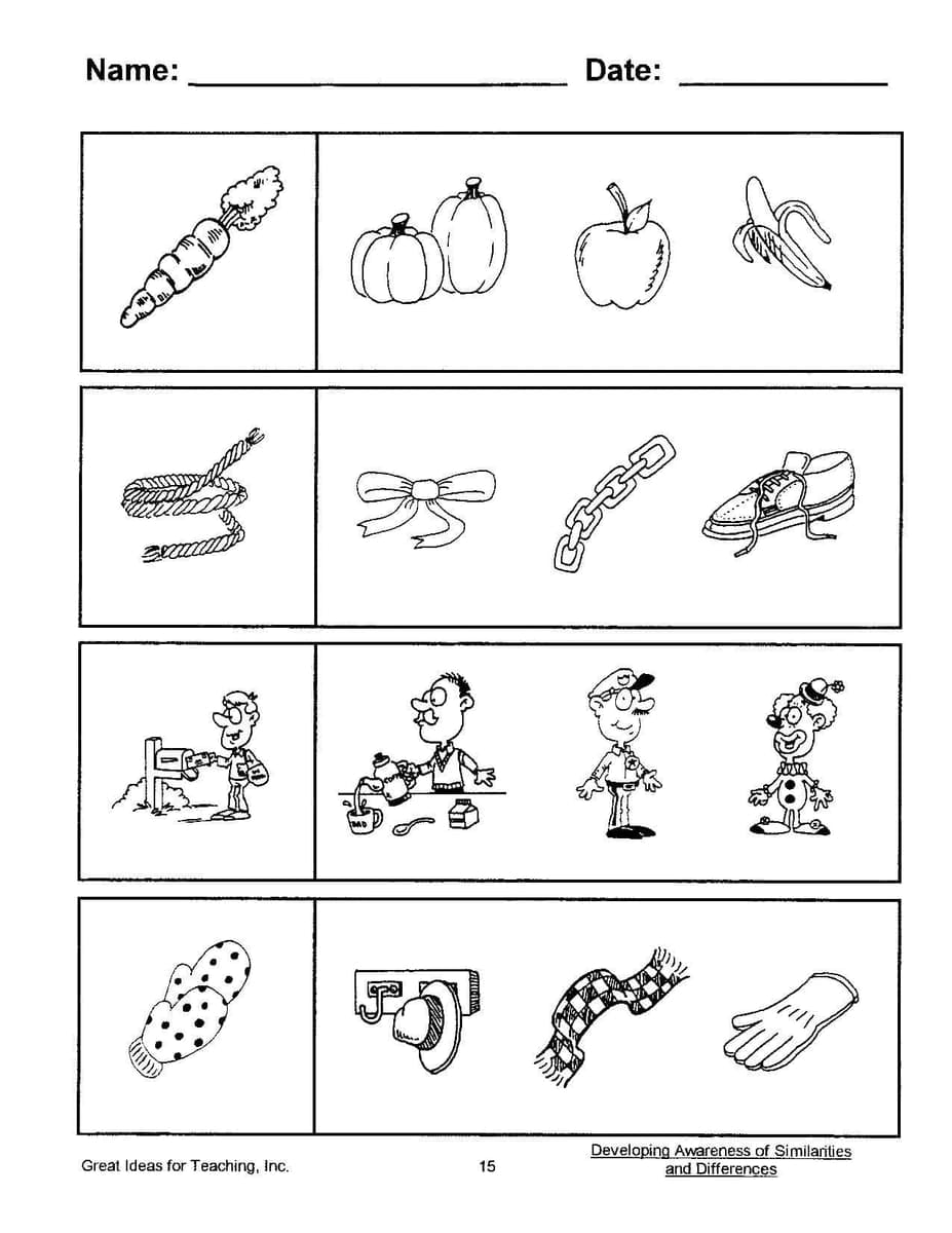 Developing Awareness of Similarities & Differences - Image 4