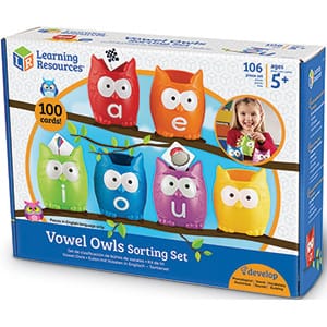 Vowel Owls Sorting Set