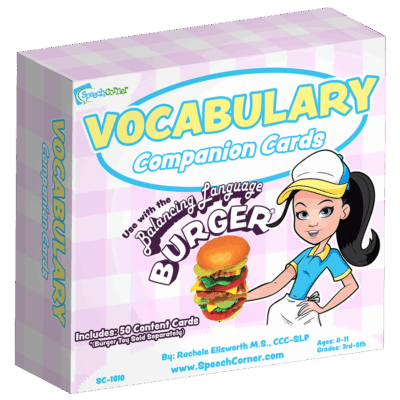 Vocabulary - Balancing Burger Companion Cards