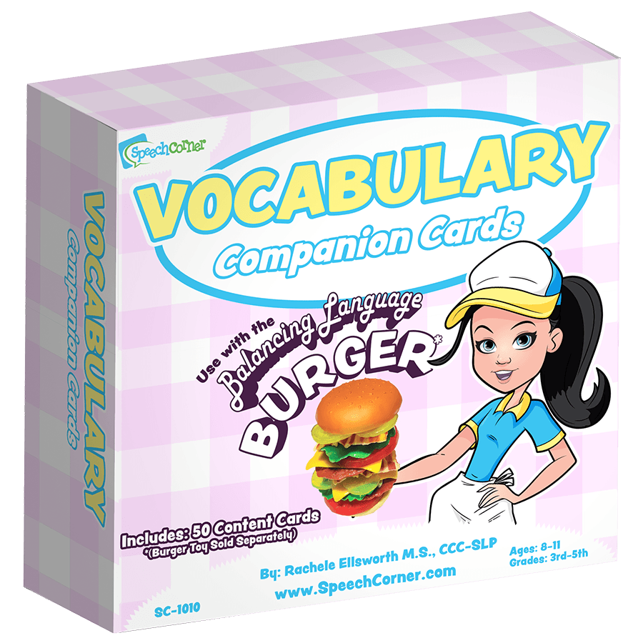 Vocabulary - Balancing Burger Companion Cards