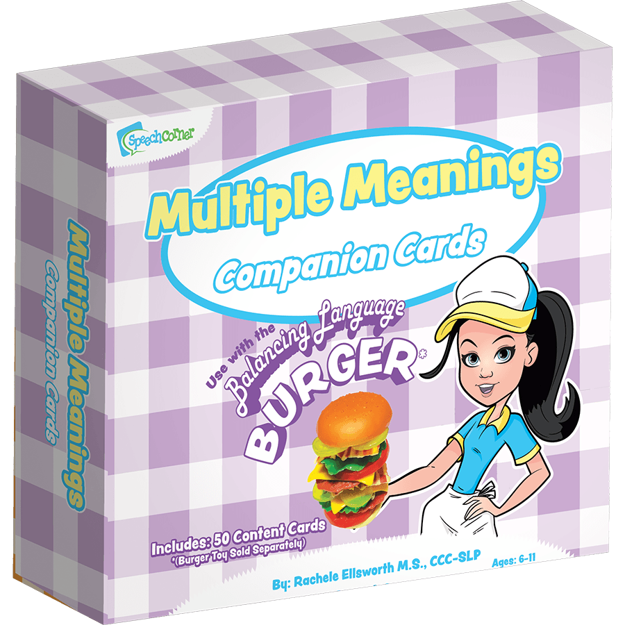 Multiple Meaning Words - Balancing Burger Companion Cards