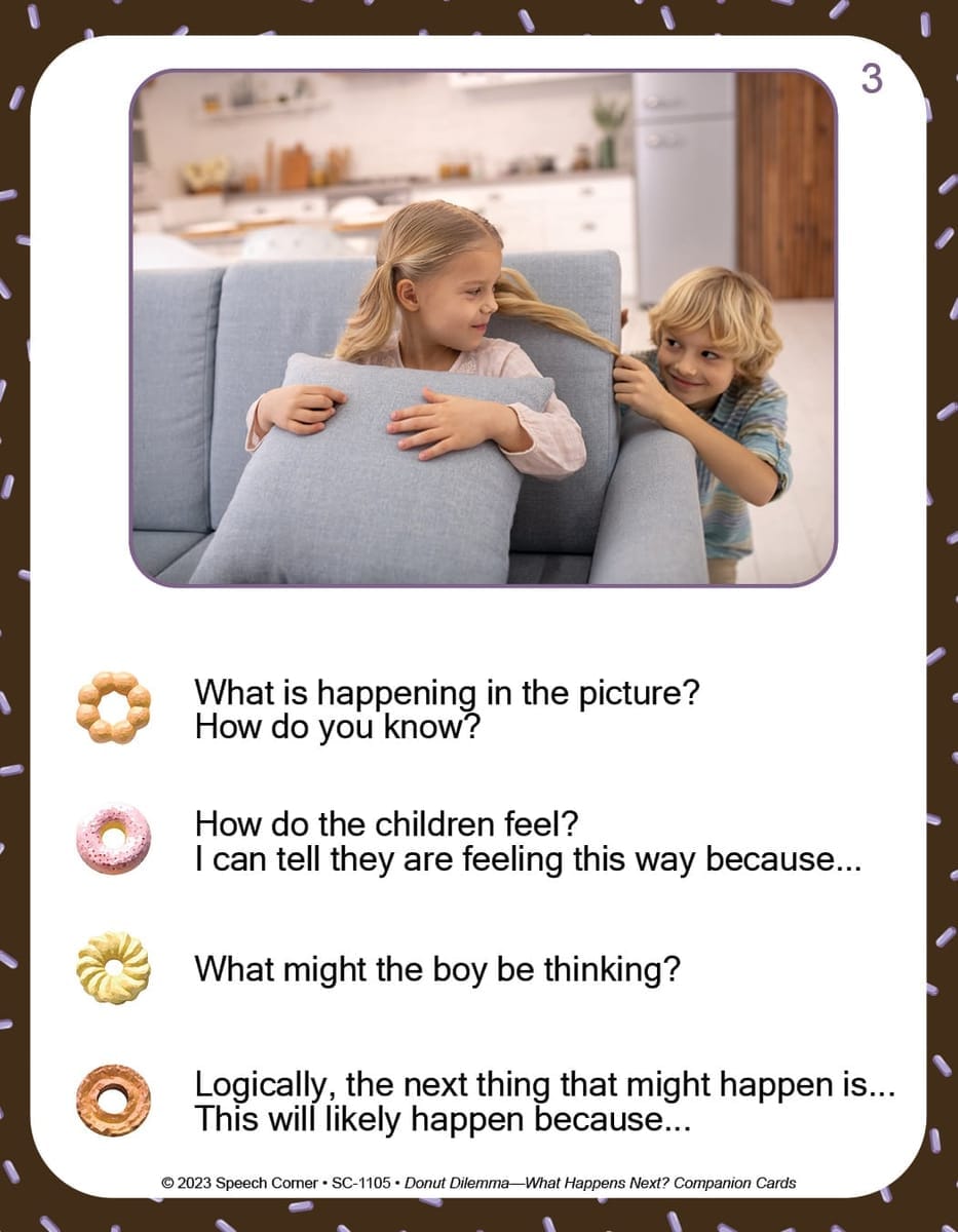 Donut Dilemma - What Happens Next? Companion Cards - Image 3