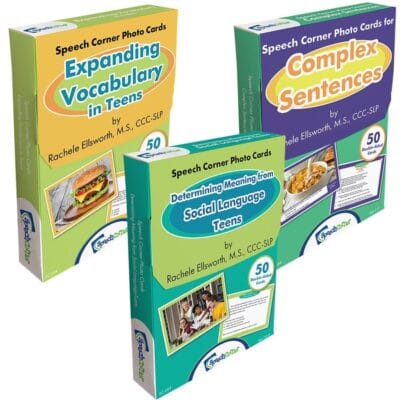 Speech Corner Photo Card Bundle - Teens (SC-283, 284, 286)