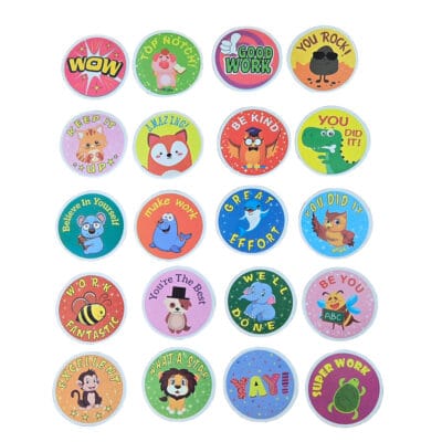 Awesome Words Extra Large Stickers