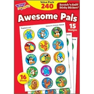 Awesome Pals Scratch 'n Sniff Stinky Stickers® Variety Pack (240 stickers)