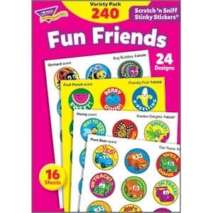 Fun Friends Scratch 'n Sniff Stinky Stickers (240 stickers)