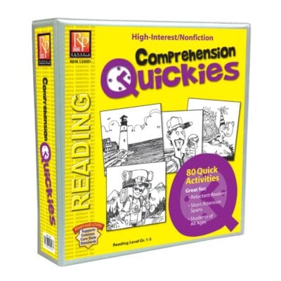 Comprehension Quickies (Binder & Resource Downloads)
