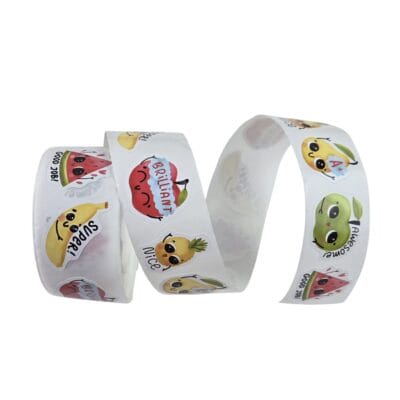 Fruit Prasie Words Stickers