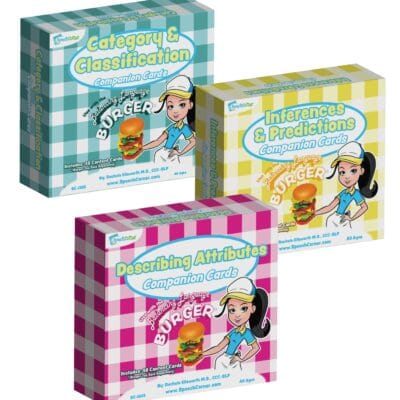 Balancing Language Burger Companion Card Bundle Set #2: SC-1025, 1030, 1035 *Ships in February*