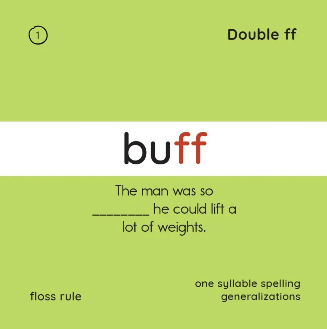 Bjorem Floss Rule Targets for Spelling Practice - Image 4