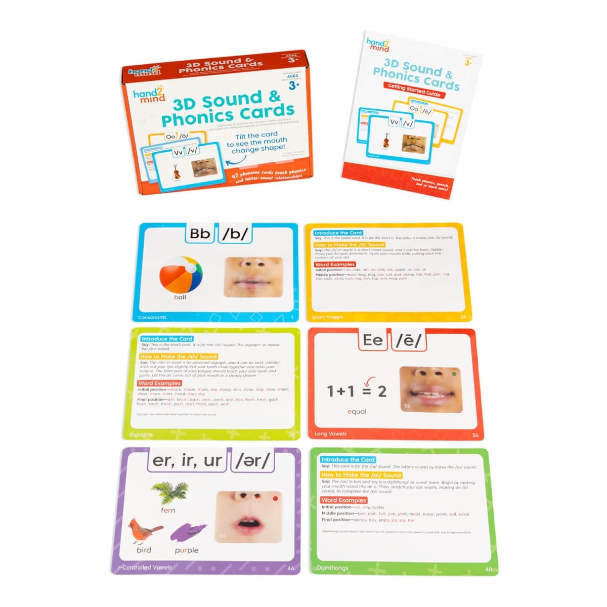 3D Sounds and Phonics Cards