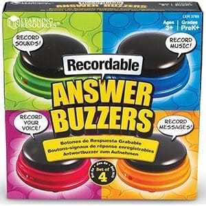 Recordable Answer Buzzers