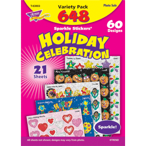 Holiday Celebration - Sparkle Stickers (648 stickers)