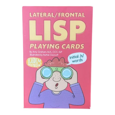Bjorem Lateral/Frontal Lisp Playing Cards - Initial /s/ Words