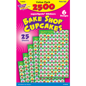 Bake Shop Cup Cakes - Mini Stickers For Dot Books (2,500)-0